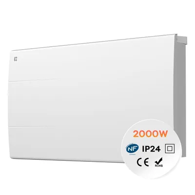 Produktbild von CIARRA Elektro-Heizkörper, Keramik-heizkörper Elektroheizung Heizgerät Thermostat mit PID 15–25 m² CBHT20E