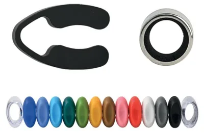 Weinaccessoire-Set mit Tropfring, Kapselschneider und 12 Glasmarkern