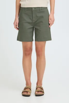 Produktbild von OXMO OXKVITA Damen Chino Shorts Kurze Hose Baumwollmischung regular fit