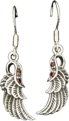 Produktbild von Ohrhänger, Ohrringe Engelsflügel Schmuck 925er Silber