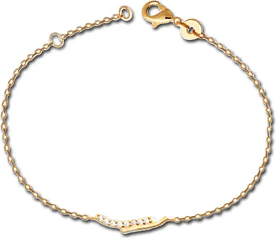 Produktbild von Balia Armbänder vergoldet Gelbgold 750 18cm D2JBEA005V