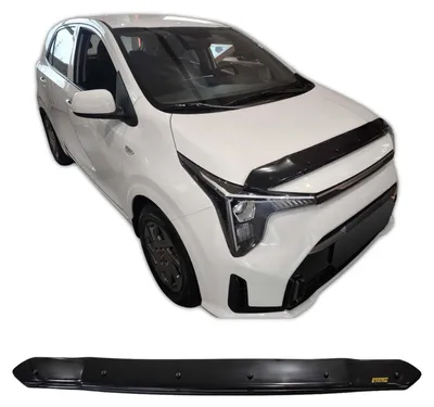 Image de SCOUTT | Bra Capot Déflecteur Protection Pour Kia Picanto Depuis 2025, Aérodynamique, Assemblage Facile, Aucun perçage requis