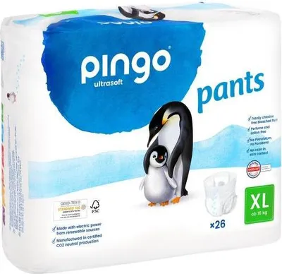 Produktbild von Windeln Pants XL 15-30 kg Pinguin Pingo 26 St