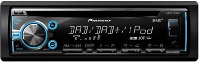 Produktbild von Pioneer DEH-X6800DAB, Schwarz, 1 DIN, 200 W, CD, CD-R, CD-RW, Drehregler, MOSFET