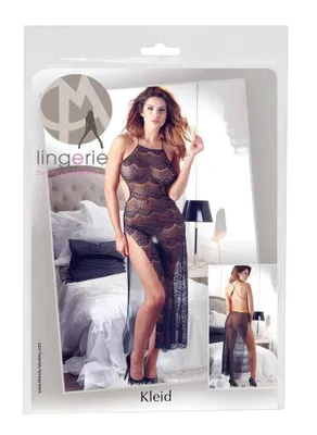 Produktbild von Mandy Mystery - Kleid lang schwarz, Größe:S/M