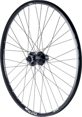 Image de Exal HR DC19 26 Roue arrière noire 26 pouces - roue à disque robuste avec...