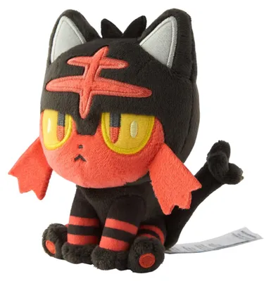 Zdjęcie produktu dla Pluszowa zabawka Pokemon Flamiau – pluszowa zabawka Litten o wysokości 12 cm