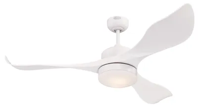 Produktbild von Energiespar Deckenventilator mit LED Beleuchtung und Fernbedienung Pierre 132 cm