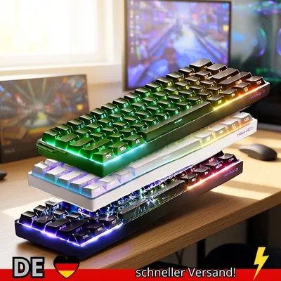 Produktbild von Akko MonsGeek FUN60 Mechanische Tastatur Magnetschalter 60 %