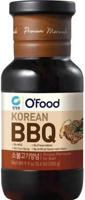 Obrázok produktu pre O'Food BBQ omáčka a marináda na hovädzie mäso 280 g
