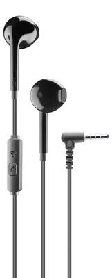 Productafbeelding van Cellularline 8018080446009, Kabel, Gesprekken/muziek, 34 g, Koptelefoon met microfoon, Zwart