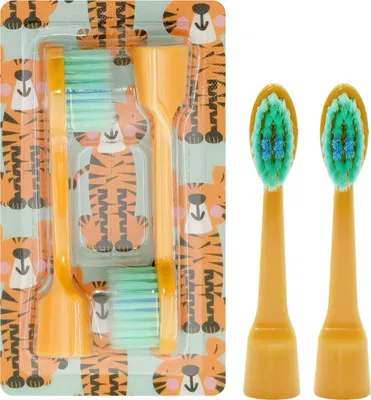 Zdjęcie produktu dla Końcówka do szczoteczki do zębów Baby Tiger 2 szt.