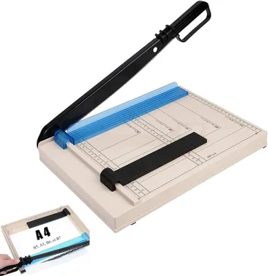 Productafbeelding van Papier Schneider A4 formaat, handmatige snijmachine met veiligheidsafdekking