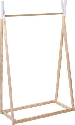 Obrázek produktu pro Dřevěný věšák na oblečení TIPI pro děti - 78 x 38 x 126