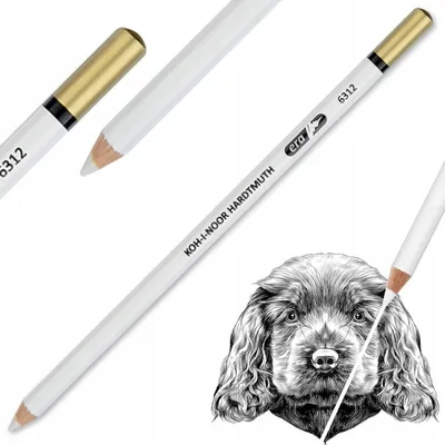 Produktbild von KOH-I-NOOR Präzisionsradierer im Stift – Ideal für feines Radieren & Korrigieren – Perfekt für Bleistift, Kohle & Skizzen in Kunst, Schule & Büro