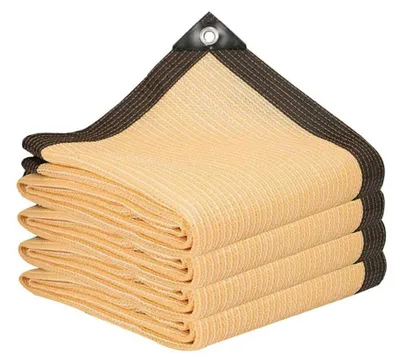 Produktbild von Sonnenschutznetz, Sonnensegel für Terrasse, Pergola-Überdachung, Terrassen-Sonnenschutznetz, Pergola-Vorhang, Sonnenschutzzeltstoff, Beige – 3 x 2 m