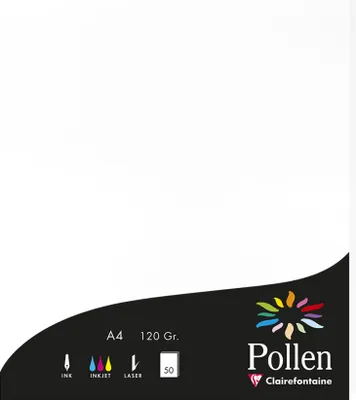 Produktbild von Pollen 10x Papier A4 Pollen 120g 50 Blatt - Weiß 4239C