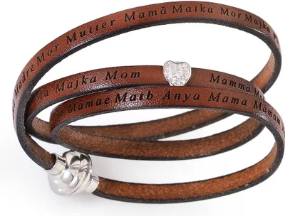 Immagine prodotto di Bracciali in pelle Collezione Amen Silver - unisex