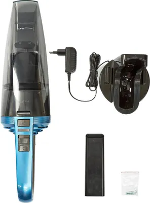 Produktbild von Handstaubsauger | 75 W | Wiederaufladbar | Trocken / Nass | Li-Ion | Blau grau