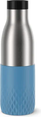 Produktbild von EMSA Bludrop Sleeve N3110700, 500 ml, Fitness, Sport, Blau, Edelstahl, Edelstahl, Junge/Mädchen, 24 h