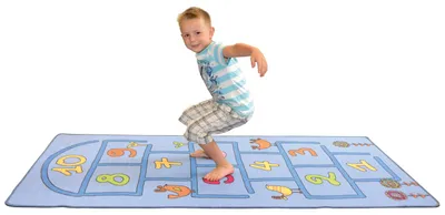 Produktbild von Happy Kidz Kinderteppich Hüpfespiel 201100035
