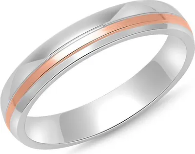 Produktbild von 925er Silber Ring teilrosévergoldet Herren R8585