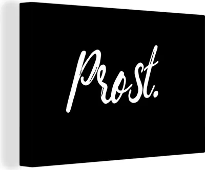 Produktbild von OneMillionCanvasses® - Leinwandbilder - 150x100 cm, Zitate - Sprichwörter - Trinken, Wandbilder Kunstdruck Wanddekoration - Foto auf Leinwand - Gemälde auf Holzrahmen