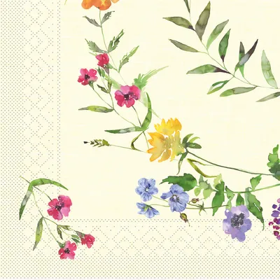 Produktbild von Tissue Serviette Molly 40 x 40 cm, 3-lagig, 100 Stück - Mank