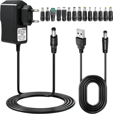 Produktbild von Universelles Netzteil - 24 V - 1 A - Transformator/Netzteil - 24 W - 24 V - LED-Streifen - Überwachungskameras