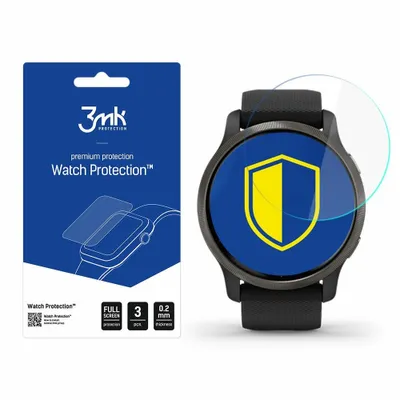 Obrázek produktu pro 3mk Watch Protection ARC+ - Ochranná fólie pro Garmin Venu 2 Plus (3 ks)