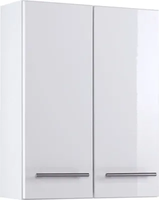 Produktbild von Hängeschrank Oberschrank Hänge Schrank Badezimmermöbel Badmöbel weiß Parma