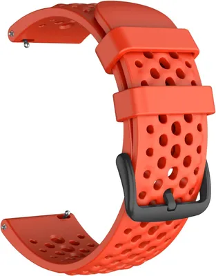Image de Bracelet de montre en silicone, système de fixation rapide, 22 mm, bracelet de remplacement, pour montres de sport