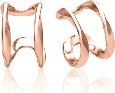 Produktbild von Ear Cuffs für Damen aus rosévergoldetem 925er Silber von JEWLIX