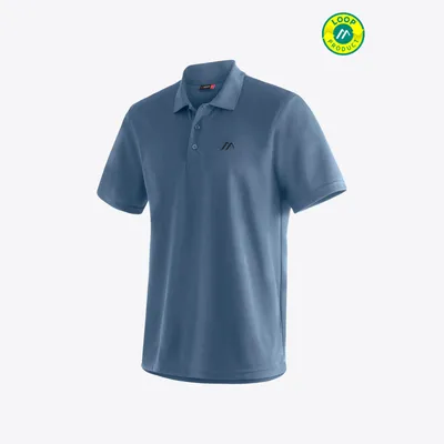 Zdjęcie produktu dla Maier Sports Ulrich koszulka polo z krótkim rękawem męska niebieska 2XL