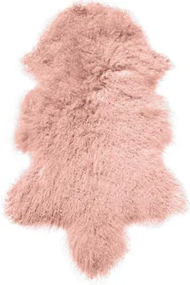 Produktbild von Lammfell Tibet - Farbe: Rosa | Größe: 90-100