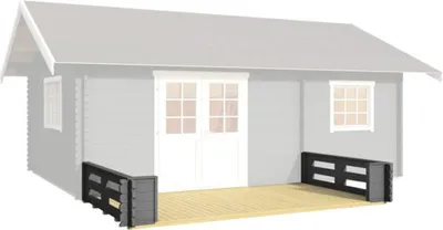 Produktbild von Terrasse Outdoor Life Caroline 365 x 200 cm carbongrau