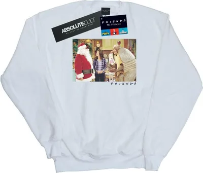 Produktbild von Friends - "The Holiday Armadillo" Sweatshirt für Herren BI24068 (S) (Weiß)