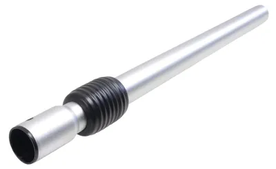 Teleskop-Staubsaugerrohr, Alu, 57,5–90 cm, silber/schwarz