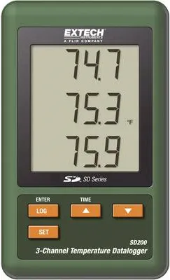 Obrázok produktu pre EXTECH SD200 Záznamník údajov o teplote, merací rekordér -100 až +1300 °C (SD200)