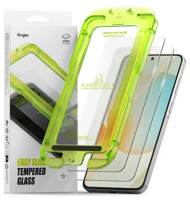 Zdjęcie produktu dla Ochronne szkło Ringke Easy Slide - zestaw 2 szt. hartowanego szkła do Samsung Galaxy A57 5G