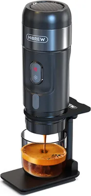 Produktbild von HiBREW H4A, Schwarz, Gemahlener Kaffee, 15 bar, 0,06 l, 75 mm, 75 mm