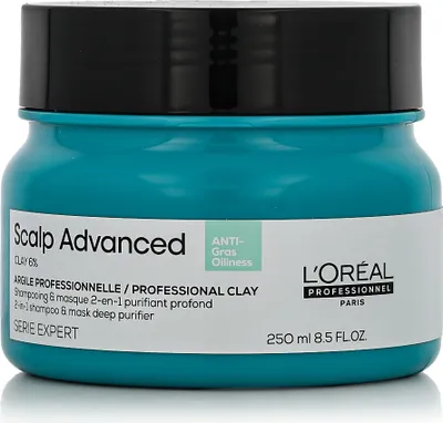Produktbild von LOREAL SCALP Tonmaske für fettiges Haar 250ml
