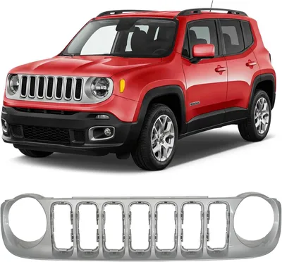 Produktbild von Kühlergrill 735587825, passend für JEEP RENEGADE I BU 2015-2018, Frontgrill