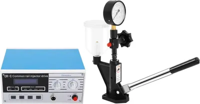 Obrázok produktu pre Sada na testovanie vstrekovacích trysiek naftových motorov – tester trysiek/prístroj na kontrolu vstrekovacích trysiek – tlak 0–60 MPa – manometer – pre motory osobných a nákladných vozidiel – opravy a údržba – modrá