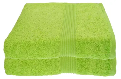 Produktbild von Julie Julsen 2er Pack Saunatücher 600g/m² Apfelgrün,80 x 200 cm