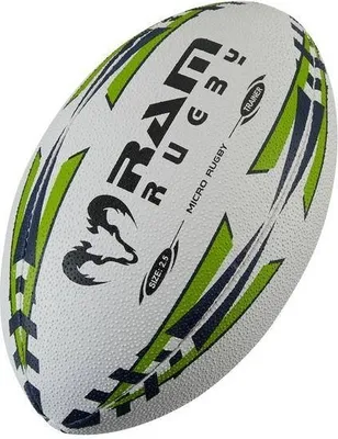 Immagine prodotto di Micropalla da allenamento - Misura: 2,5 - Impugnatura 3D - Marchio di rugby n. 1 in Europa - Forma e durata perfette