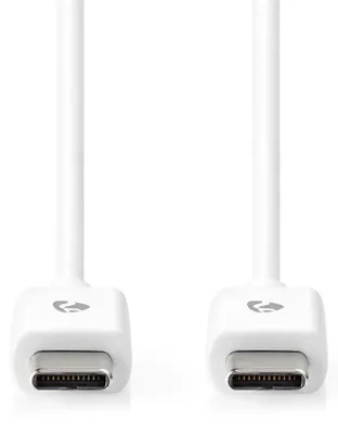 Immagine prodotto di Cavo da USB-C a USB-C, 2 m, 60 W, 480 Mbps, bianco
