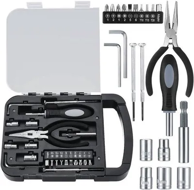 Produktbild von Famanu Werkzeugset 22-teilig – Handwerkzeuge für Reparatur und Wartung