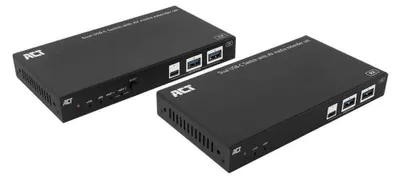 Obrázok produktu pre ACT AC7110, 4096 x 2160 px, AV vysielač a prijímač, 100 m, Kábel, Čierna, HDCP