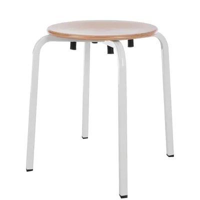 Produktbild von Gymnastikhocker Exklusiv mit Holzsitzfläche, ø 35 cm, Sitzhocker, Hocker